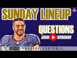 Watch full episodes of sunday morning and get the latest breaking news, exclusive videos and pictures, episode recaps and much more at tvguide.com. Nfl Fantasy Football Advice Week 11 Sunday Lineup Questions Live Stream Youtube