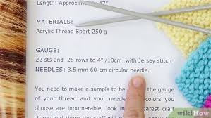Gauge is not important for this project. 3 Ways To Measure Knit Gauge Wikihow