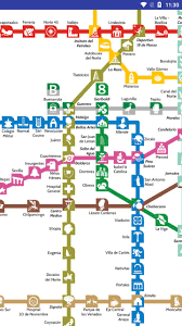 México mapa metro (américa central, américa) para descargar. Mapa Del Metro De La Ciudad De Mexico For Android Apk Download