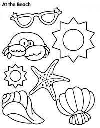 Teach your child how to identify colors and numbers and stay within the lines. Easy Coloring Pages About The Ocean Google Search Summer Coloring Pages Summer Coloring Sheets Beach Coloring Pages