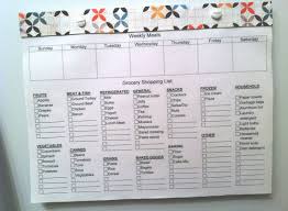 Then save the ingredients to your grocery list. Weekly Meal Planner And Grocery List Free Printable
