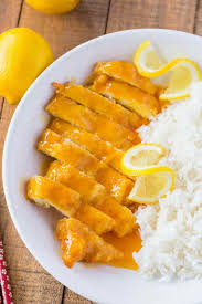 Depending on the size of your pieces, you probably won't need to cook them as long as thighs. Chinese Lemon Chicken Dinner Then Dessert