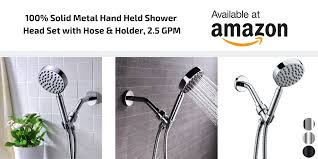A good shower head has an adjustable flow and good pressure. Best Shower Heads Amazon All Metal Shower Heads Built To Last The Shower Head Store