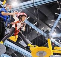 X. Box. Adventurepark Customized Indoor Playground Structure with Ropes  Course