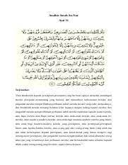Maybe you would like to learn more about one of these? Surah An Nur Ayat 31 Docx Analisis Surah An Nur Ayat 31 Terjemahan U201cdan Katakanlah Kepada Perempuan Perempuan Yang Beriman Supaya Menyekat Pandangan Course Hero