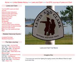 Interactive Lewis And Clark This Is An Incredible Interactive Tour Along The Lewis And Clark Trail Learn Lewis And Clark Lewis And Clark Trail Epic Journey