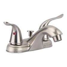 5.0 out of 5 stars. Plumb Works Two Handle 4 Centerset Bathroom Faucet At Menards