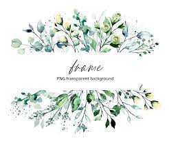 Leaf Frame Watercolor Leaves Clipart Foliage Border Floral Frame Png Transparent Background Aquarelle Clipart Free Commercial Use In 2021 Leaf Clipart Watercolor Leaves Clip Art