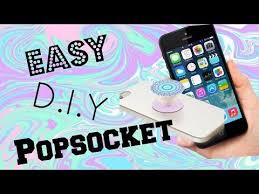Easy D I Y Popsocket Anaxtruong Reuploaded Youtube Diy Pop Socket Popsockets Diy Phone