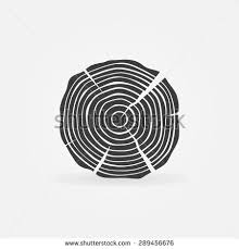 Wood Icon Or Sawmill Logo Black Vector Tree Growth Rings Symbol Or Sign Wood Logo Wood Logo Design Woodworking Logo