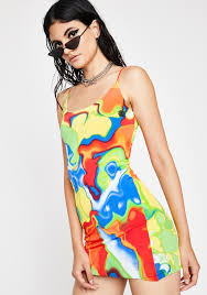 Psychedelic Sweet Tart Mini Dress