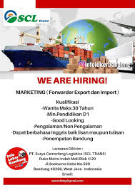 Pt big golden bell bandung jawa barat lowongan ker. Lowongan Kerja Pt Surya Cemerlang Logistic Scl Trans Bandung Agustus 2020 Infolokerbandung Com Marketing Kerja Ruko