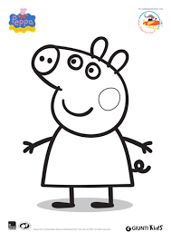 Oltre alla stilizzazione del disegno, l'altra peculiarità di peppa pig sta nel colore. Disegni Da Colorare Di Peppa Pig Filastrocche It