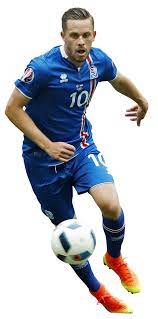The striker was named on the bench for the opening game against belarus. Gylfi Sigurdsson Football Render 27076 Footyrenders