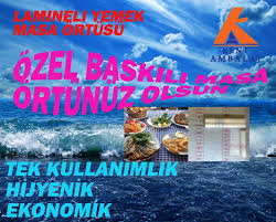 Tek Kullanimlik Kagit Masa Ortusu Laminated Table Cloth Ordu Urunler