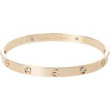 Cartier 4 Diamonds Rose Gold Love Bracelet 19 Cm Liked On Polyvore Featuring Jewelry Bracelets Acces Love Bracelets Pink Gold Jewelry Cartier Love Bracelet