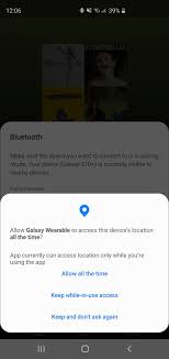Samsung smart watch users, one of the most successful of wearable technologies, have great difficulty in recent days. Samsung Wearables App Wants Your Location And Doesn T Give You An Option To Turn It Off Choosing When In Use Prompts A Message The App Needs Constant Access Or It Might Not