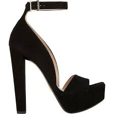 Black Ankle Strap Sandals Heels Pin On My Polyvore Finds