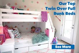 These dimensions account for a typical twin mattress plus the bunk frame. Top Kids Twin Over Full Bunk Beds L Shaped Beds Maxtrix Kids