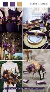 Top 5 Purple Wedding Color Combos Wedding Colors Purple Wedding Color Schemes Purple Gold Wedding Colors
