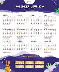 For more information and source, see on this link : Kalender 2019 Indonesia Dan Rekomendasi Liburannya