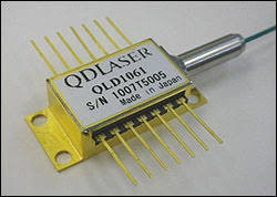 The new technological approach employs lateral metal distributed feedback (dfb) gratings in close proximity to the laser ridge which results in single mode emission with high spectral purity and output powers as required for most spectroscopic applications. Dfb Butterfly Laser Module Qd Laser Inc Laser Device Div Apr 2011 Photonics Com
