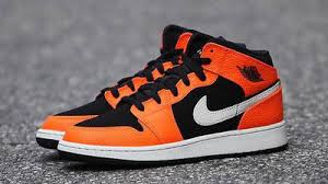 Check spelling or type a new query. Jordan 1 Mid Black Orange Where To Buy 554724 062 The Sole Supplier