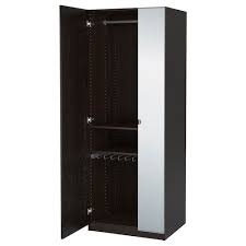 Trysil Wardrobe Dark Brown Mirror Glass 31 1 4x24 1 8x79 3 8 Ikea Ikea Pax Pax Wardrobe Ikea Pax Wardrobe
