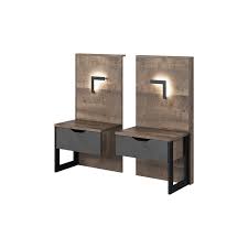 Sold and shipped by costway. Bmf Arden 2 Bedside Tables 52cm Wide Drawer Led Lights 2pcs Banburymodernfurniture Co Uk
