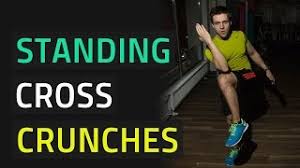 Standing Cross Crunches Abdominal Exercise With Picture This is criss cross crunches by priyanka kinger on vimeo, the home for high quality videos and the people who love them. standing cross crunches abdominal