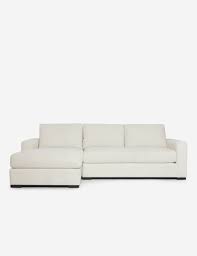 Frameless bookshelf customizeable sizes template. Lex Left Facing Sectional Sofa