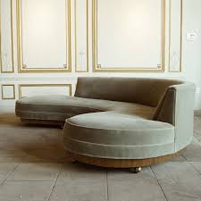 Early Vladimir Kagan Sofa Circa 1950 1stdibs Com Modern Sofa Designs Round Sofa Sofa Design