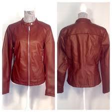Kenneth Cole Reaction Faux Leather Jacket Nwt Leather Jacket Clothes Design Kenneth Cole Reaction
