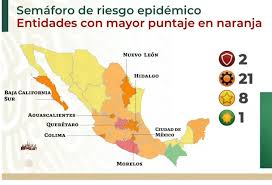 En el caso de la capital tiene 69,298 casos y el edomex reporta. Semaforo Covid Solo Guanajuato Y Guerrero En Rojo Chiapas Regresa A Verde Aristegui Noticias