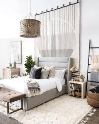 8 Clever Bedroom Wall Decor Ideas To Make The Most Of That Blank Space Hunker High Ceiling Bedroom Wall Decor Bedroom Bedroom Wall