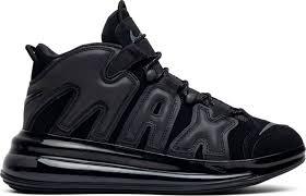 Air More Uptempo 720 Qs Triple Black Nike Bq7668 001 Goat Black Nikes Triple Black Nike