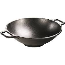 Lodge Pre Seasoned 14 Inch Cast Iron Wok W Flat Base Loop Handles Walmart Com Cast Iron Wok Seasoning Cast Iron Lodge Cast Iron Wok