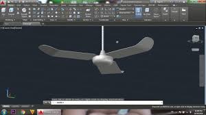 Cad library of useful 2d cad blocks. Autocad 3d How To Draw 3d Fan Basic Training Youtube