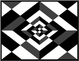 The grayscale scheme of the geometric grayscale canvas art adds a dramatic effect to its abstract design. Clip Art Abstract Geometric 5 Grayscale I Abcteach Com Abcteach