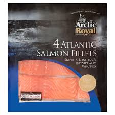 Arctic Royal 4 Atlantic Salmon Fillets 520g Fish Fillets Iceland Foods