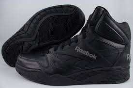 Details About Reebok Royal Bb4500 High Hi Wide E Black Gray Classic Basketball Leather Mens Sz