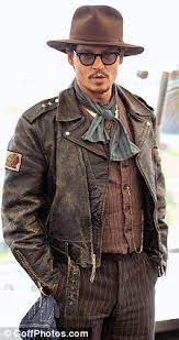 It S Indiana Depp Johnny Channels Intrepid Adventurer Jones In Brown Fedora And Leather Jacket Johnny Depp Leather Jacket Jackets