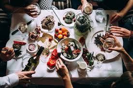 Party Dinner Table Family Dinner Table Dinner Dinner Party Table