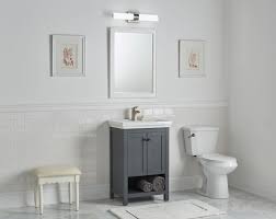 Perpetua 22 Inch Led Bathroom Vanity Light Integrated Led Light Strip With Caps Bathroom Design Led Bathroom Vanity Lights Bathroom Interior Design