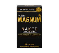 Magnum Sensations Nues Condoms Lubrifies 10 Unites Trojan Condom Jean Coutu