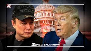 Musk proposes a new political party, Trump suggests DOGE 'might have to go  back and eat Elon' DETAILS:  https://www.25newsnow.com/2025/07/02/musk-proposes-new-political-party-trump-suggests-doge-might-have-go-back-eat-elon/