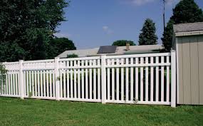 When larger trees are already present in the front yard, adding smaller flowering plants around each tree is already a landscaping idea. Baron Vinyl Yard Fence Superior Plastic Products