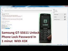 The cherry mobile w7 is a full touch screen feature phone that sports a mobile tv tuner, an mp3 player and an fm radio. Samsung Gt S5611 Phone Lock Removed In 2 Mints Z3x Youtube