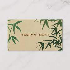 Bamboo has been used in many of products for replacing wood, like flooring, furniture, panels, veneer. Bamboo Business Cards Zazzle Com Fresh Business Cards Spa Business Cards Printing Double Sided