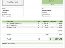 52 Customize Our Free Microsoft Excel Invoice Template Maker For Microsoft Excel Invoice Template Cards Design Templates